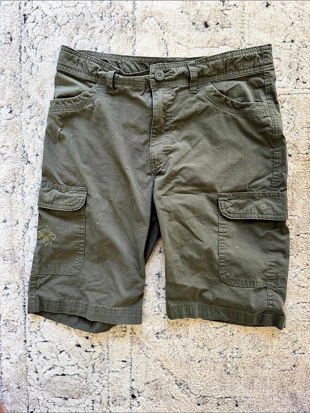 Boy Scouts of America Official Uniform Cargo Shorts Size 16